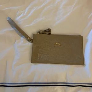 Lonchamp wrist bag - taupe